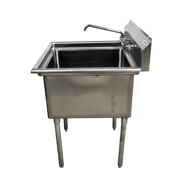 Omcan 22112 Sink with Faucet - 24'' X 24''