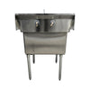 Omcan 22112 Sink with Faucet - 24'' X 24''