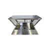 MVR HT3WELL Single Tank Steam Table with Sneeze Guard