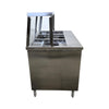 MVR HT3WELL Single Tank Steam Table with Sneeze Guard