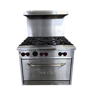 Vulcan SX36 6 Burner Stove - Nat Gas