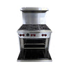 Vulcan SX36 6 Burner Stove - Nat Gas