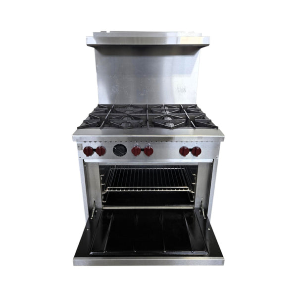 Vulcan SX36 6 Burner Stove - Nat Gas