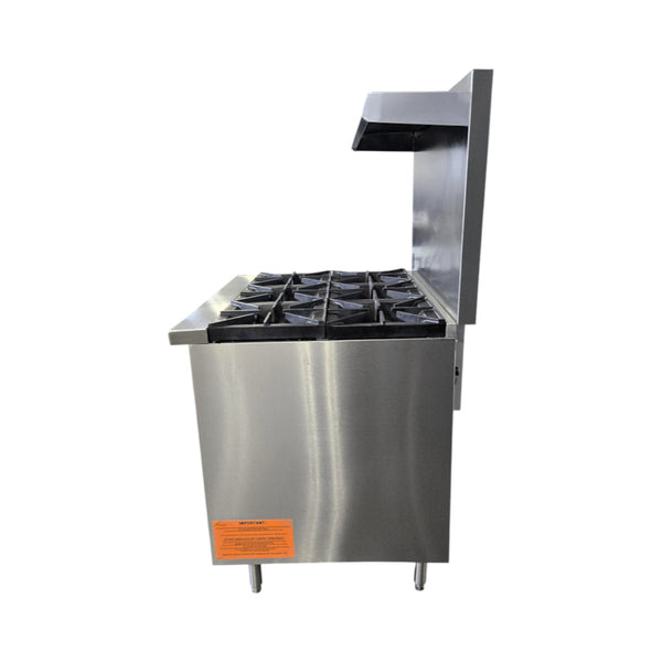 Vulcan SX36 6 Burner Stove - Nat Gas
