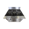 Vulcan SX36 6 Burner Stove - Nat Gas