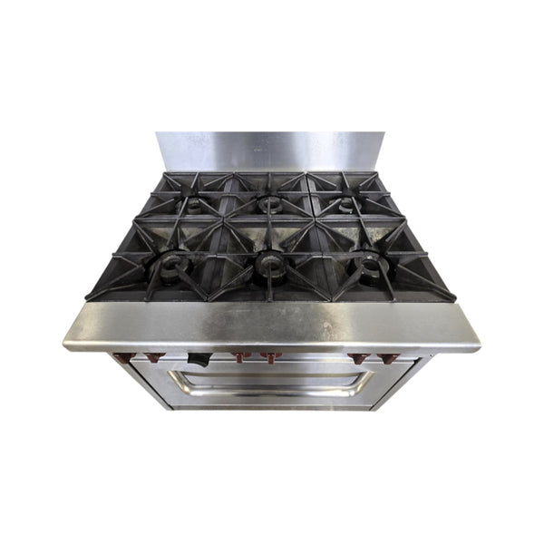 Vulcan SX36 6 Burner Stove - Nat Gas