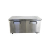 TRUE  TUC-60-HC Undercounter Refrigerator - 2 Solid Door - 60''