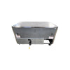 TRUE  TUC-60-HC Undercounter Refrigerator - 2 Solid Door - 60''