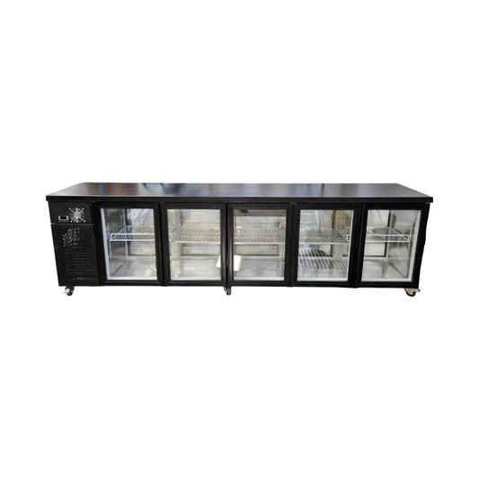 Alta PT120 Bar Cooler - 5 Glass Door - 120''