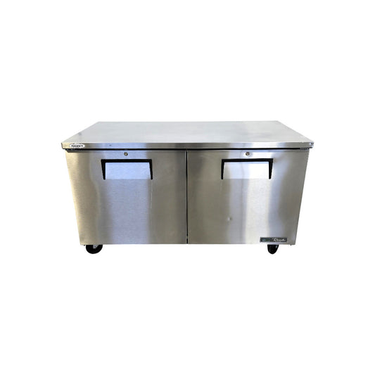True TUC-60-HC 60 inches wide Undercounter 2 Door Refrigerator