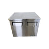 True TUC-36-HC Undercounter Refrigerator - 2 Solid Door - 36''
