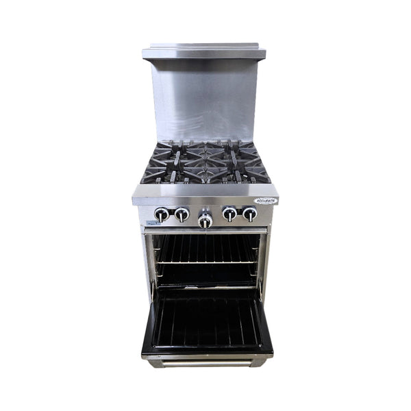 US Range U24-4L 4 Burner Range - 24'' - Nat Gas