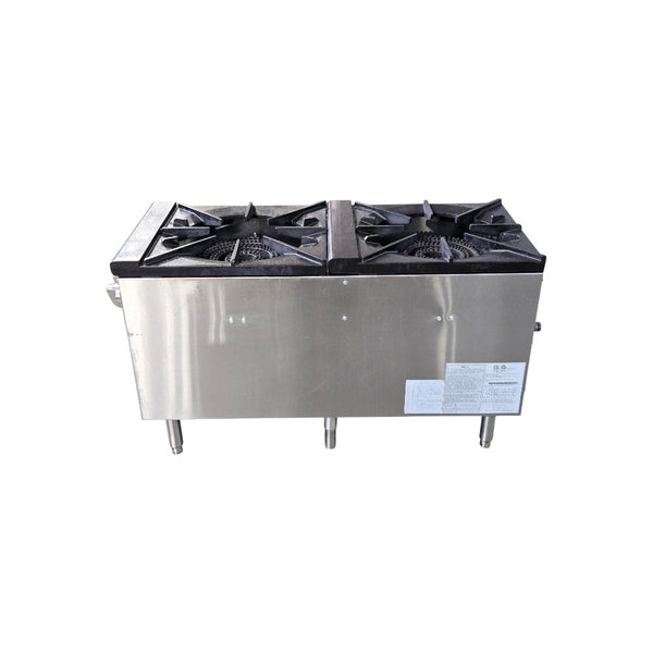 Atosa ATSP-18-2 2 Burner Stock Pot Range - Nat Gas