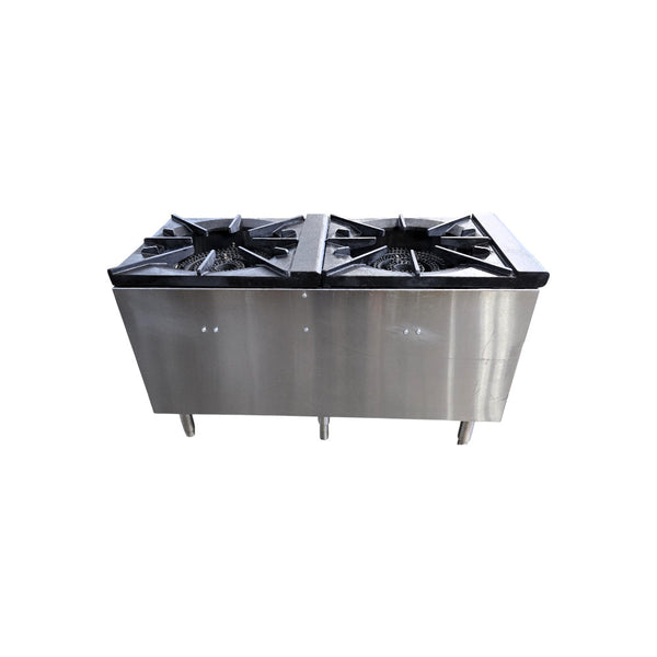 Atosa ATSP-18-2 2 Burner Stock Pot Range - Nat Gas