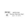 Atosa MGF8407GR Undercounter Freezer with MROS-5RE Double Overshelf - 60''