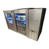 Glastender BB60R-GN-LR Back Bar Cooler - 2 Glass Door