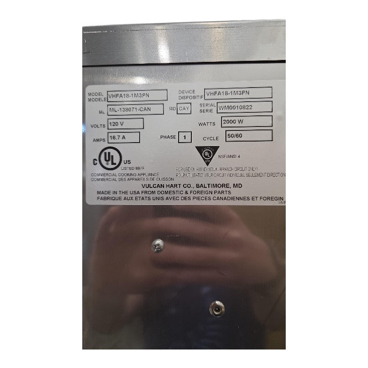 Vulcan VHFA18-1M3PN Hot Holding Cabinet