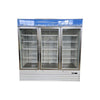 Omcan RE-CN-0052-HC Upright Display Cooler - 3 Glass Door - 78'' - No Wheels
