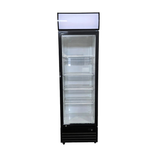 Coolasonic SS-P360WA Upright Merchandiser Cooler - 1 Glass Door - 23 inch
