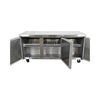 Coldzone UCR-72  Undercounter Refrigerator - 3 Solid Door - 72 Inch