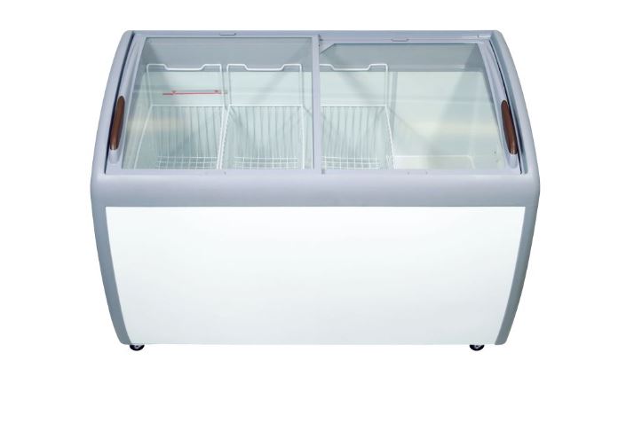 XS360YX Curved Glass Ice Cream Freezer