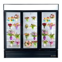 True GDM-72 3 Floral Glass Door Fridge - Refurbished