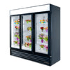 True GDM-72 3 Floral Glass Door Fridge - Refurbished