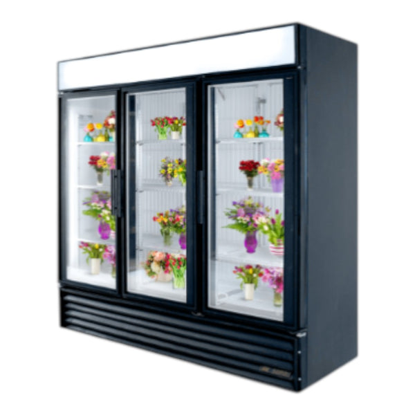 True GDM-72 3 Floral Glass Door Fridge - Refurbished