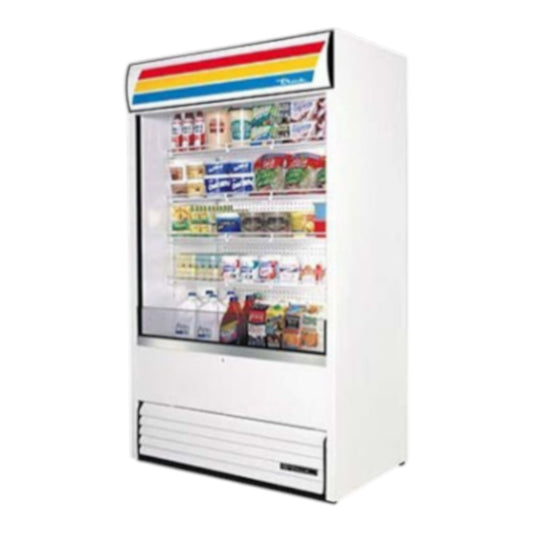 TRUE TAC-48 Refurbished Open Case Refrigerator