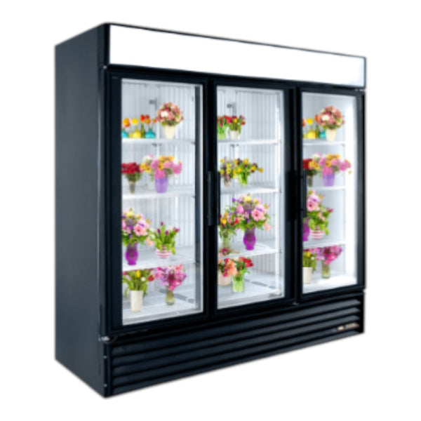 True GDM-72 3 Floral Glass Door Fridge - Refurbished