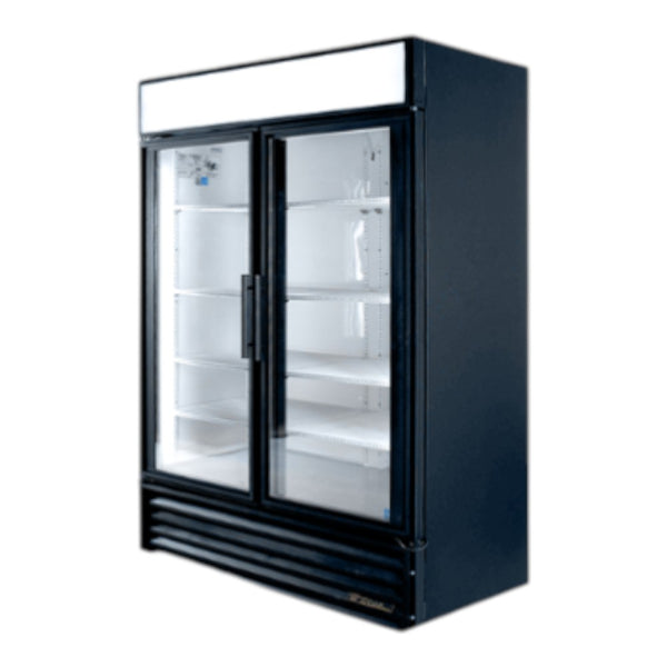 True GDM-49 2 Glass Door Fridge - Refurbished