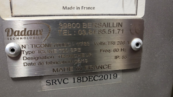 Dadaux Icone 700 Bacon Cutter (5)
