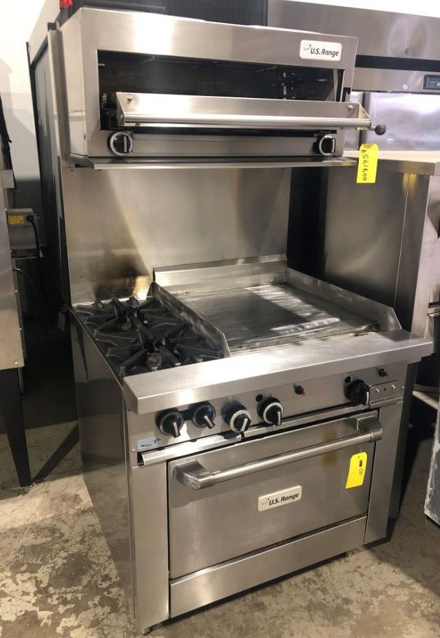 Garland U36-2G24R Range with Salamander (2)