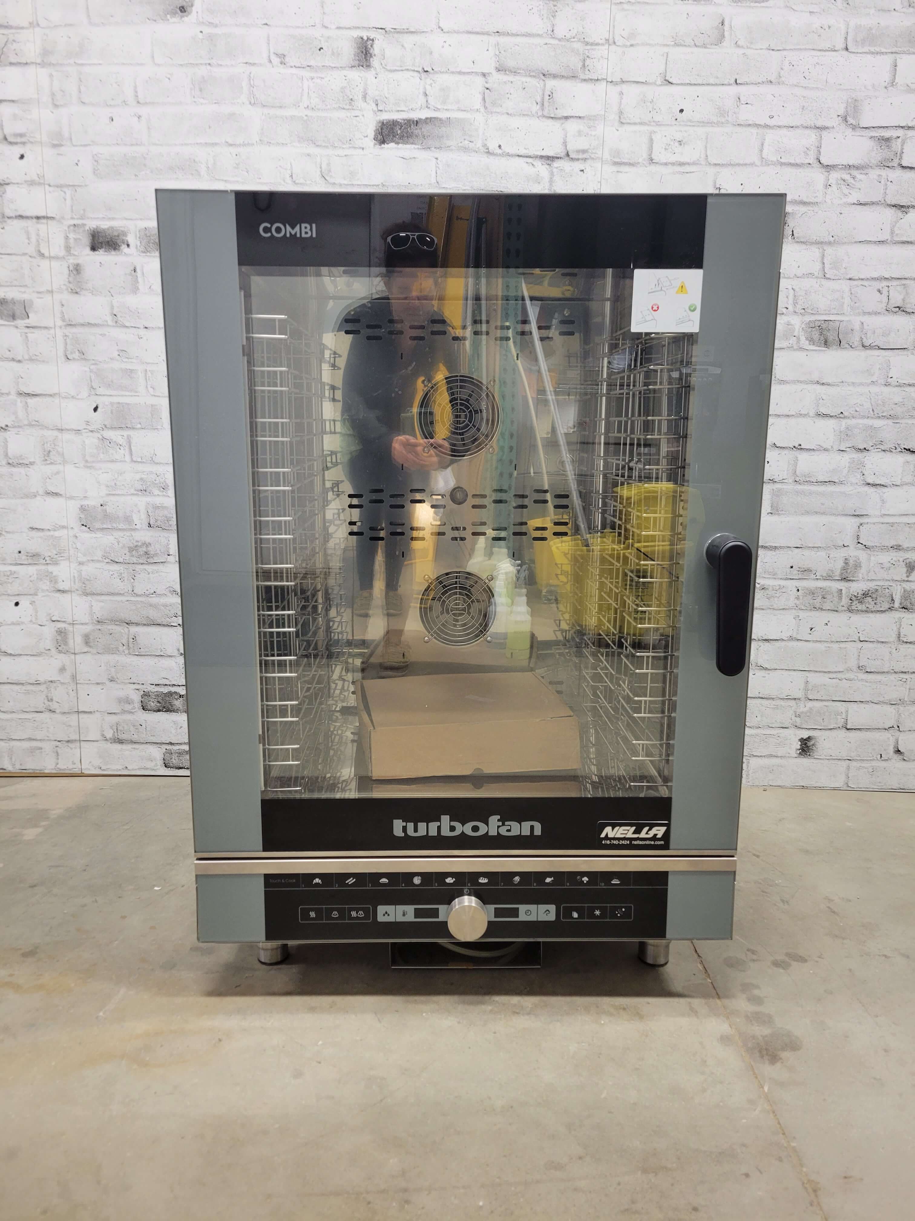 Turbofan EC40D10P Combi Oven (2)