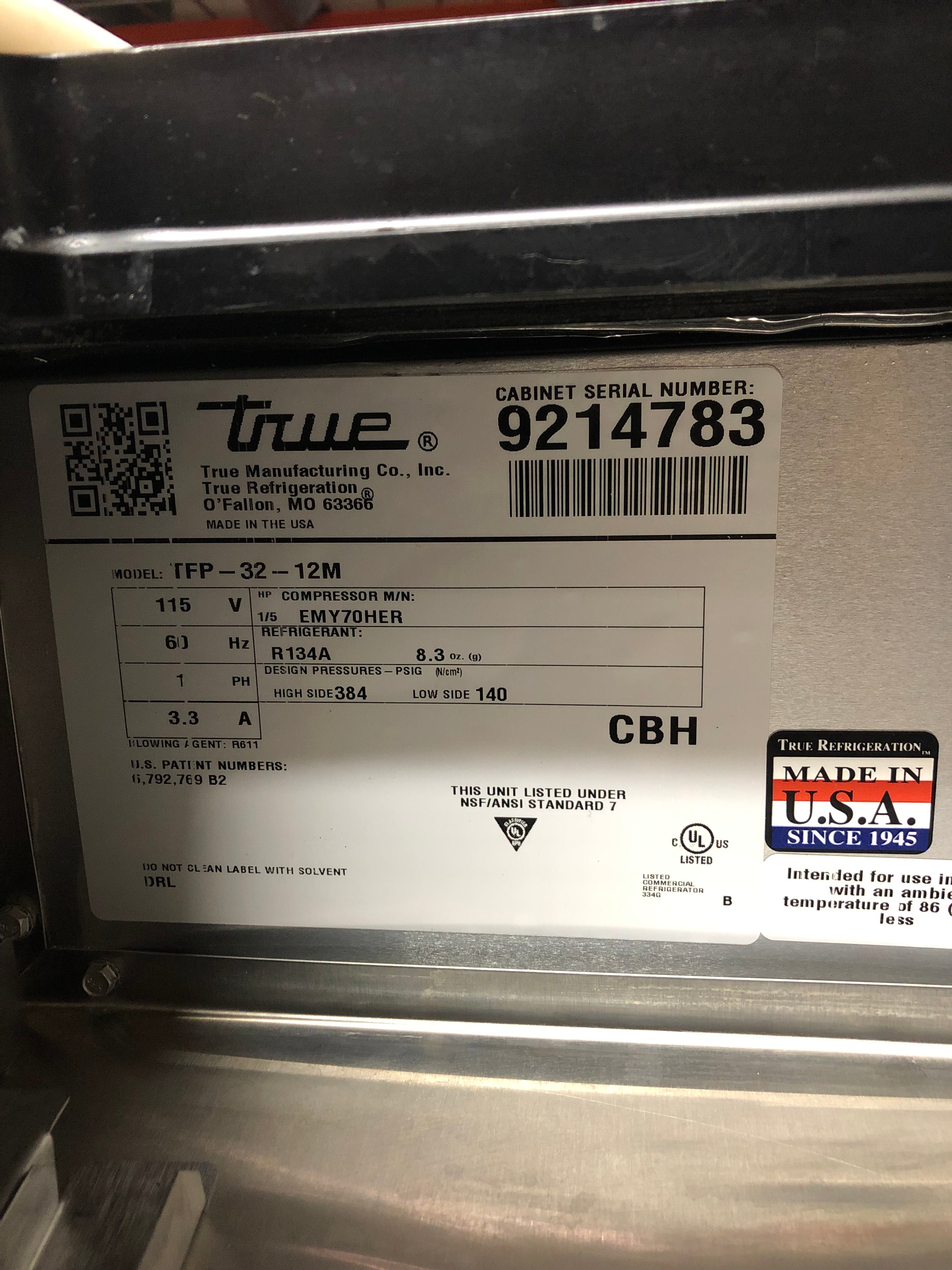 True TFP-32-12M Mega Top Prep Table (5)