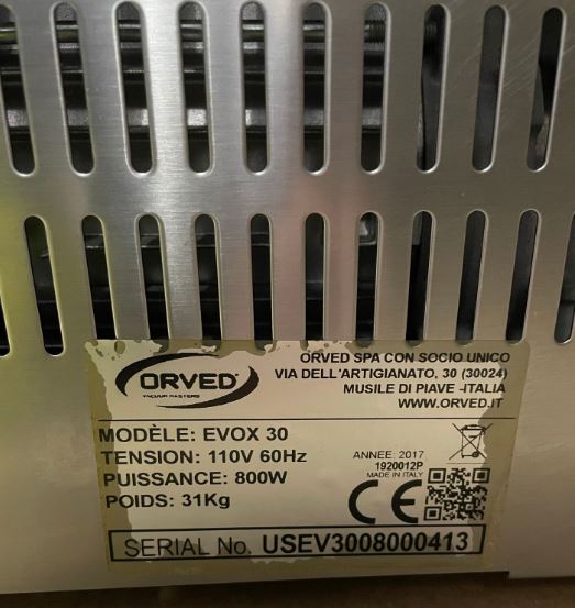 Orved EVOX 30 Vacuum Pack Machine (4)