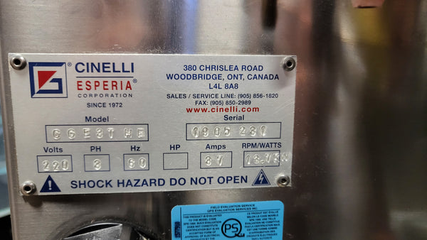 Cinelli Esperia CG/E3T Deck Oven (5)