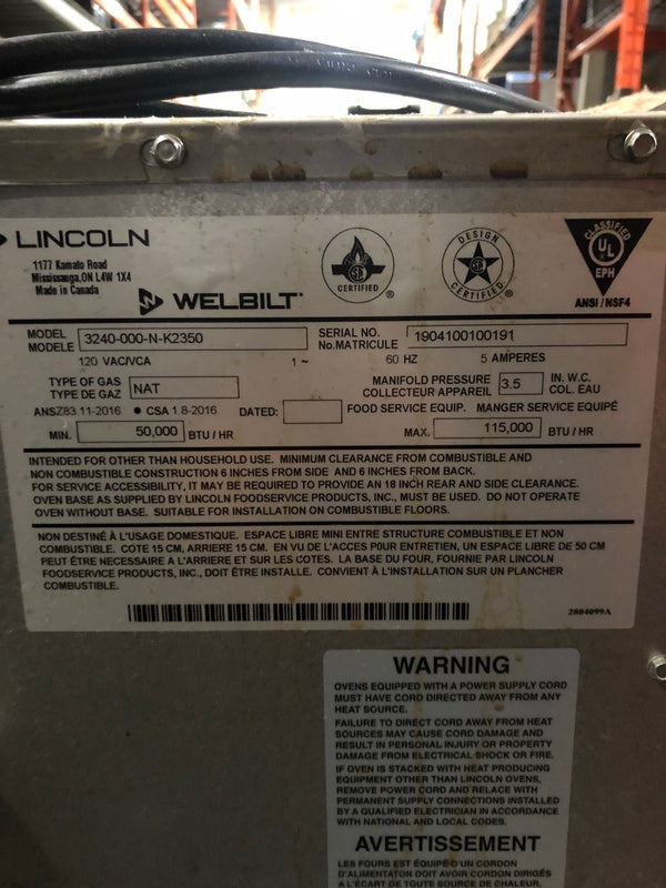 Lincoln 3240-000-N Single Conveyor Oven (5)