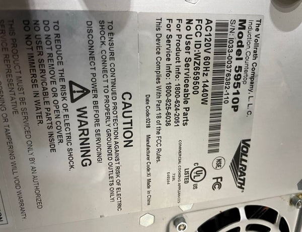 Vollrath 59510P Induction Range (3)