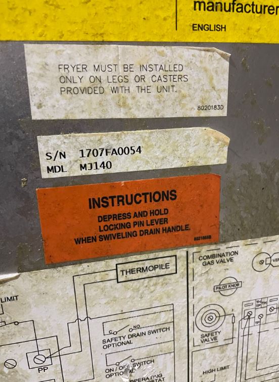 Frymaster MJ140 Fryer (3)