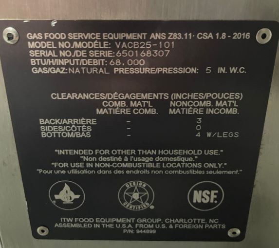 Vulcan VACB25 Charboiler (3)