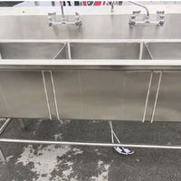 Three Compartment Sink & Faucet (2)