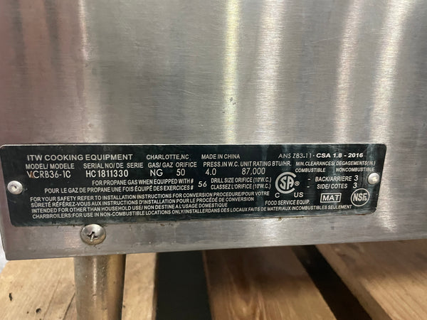 Vulcan VCRB36 Charbroiler (7)
