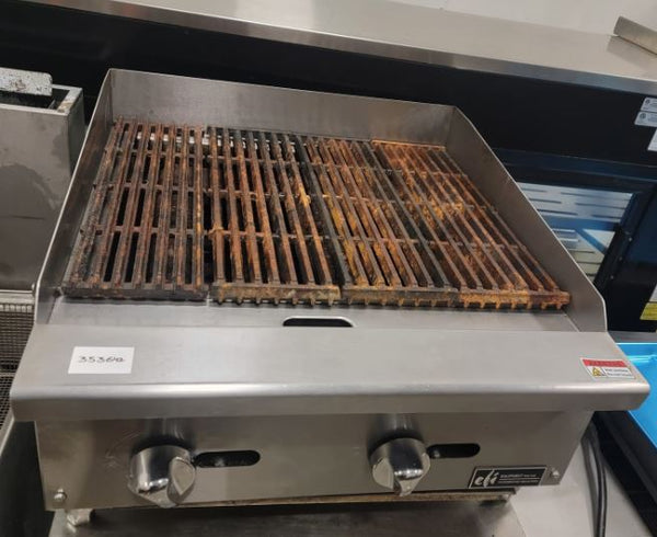 EFI RCTCB-24N Lava Rock Charbroiler (2)