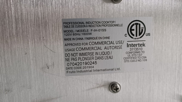 Eurodib F-IH-01SS Induction Range (7)