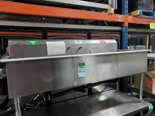 EFI SI824-3N-E 3-Compartment Sink (2)