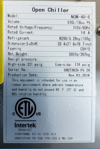New Air NOM-40-S Open Merchandiser (8)