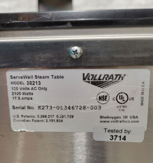 Vollrath 38213 Steam Table (5)