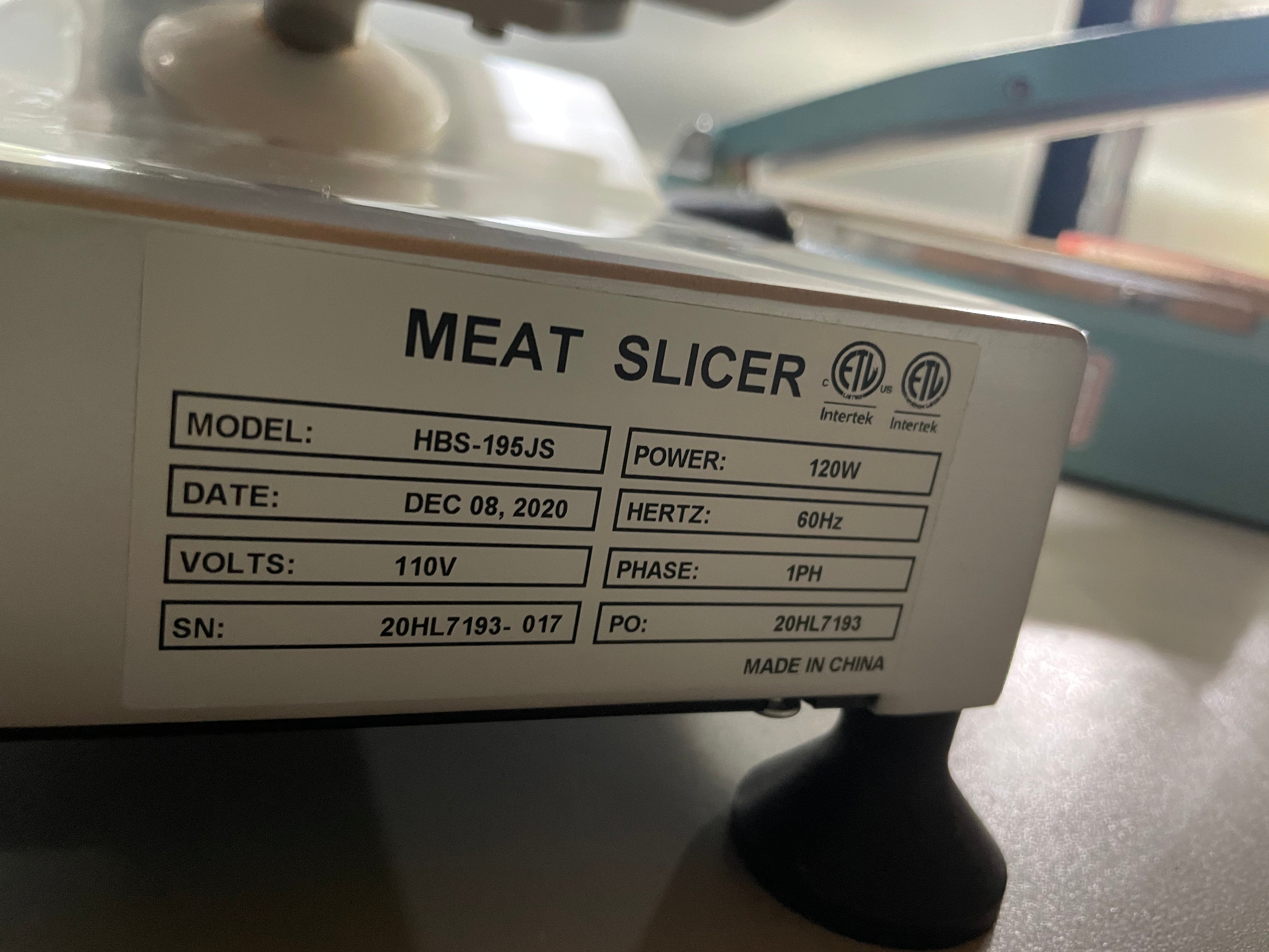 Eurodib HBS-195JS 8'' Meat Slicer (5)