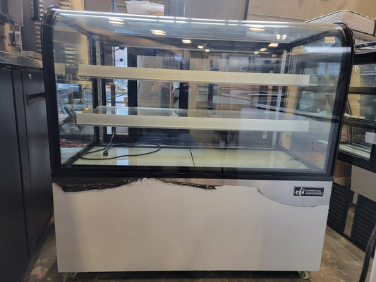 EFI CGCM-4848 Curved Glass Bakery Case (2)